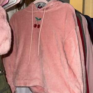 fuzzy sherpa sweater